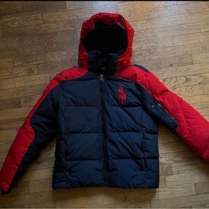 Men’s Polo Ralph Lauren Ripstop Hooded Down Coat Men’s Size Medium